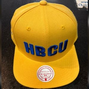 Mitchell & Ness HBCU Yellow Snapback Hat